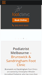 Mobile Screenshot of melbournepodiatrist.com.au